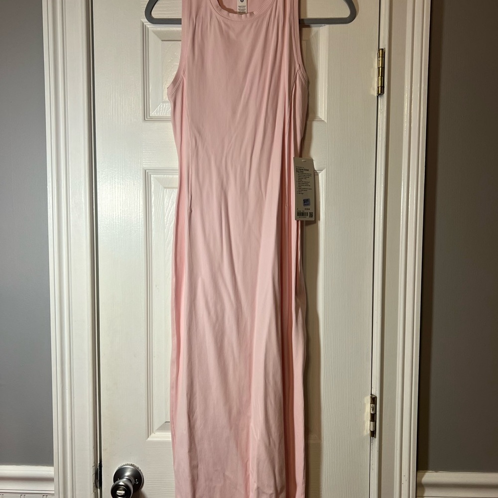 Lululemon Athletica Light Pink Midi Dress